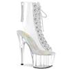 Pleaser - ADORE1016C2 Bottes de plateforme, Pole dance chaussures - Chaussures de pole dance - Transparent Product image